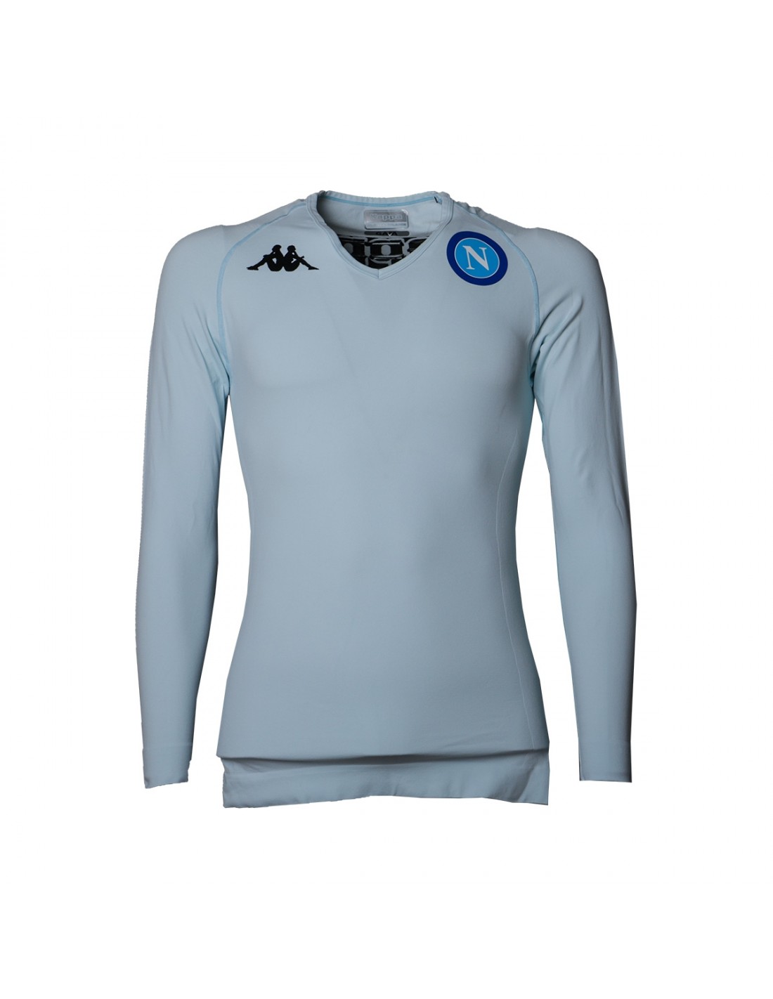 SSC NAPOLI BLUE TURQUOISE COMPRESSION ML JERSEY KAPPA