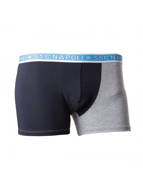 boxer uomo ssc napoli grigio