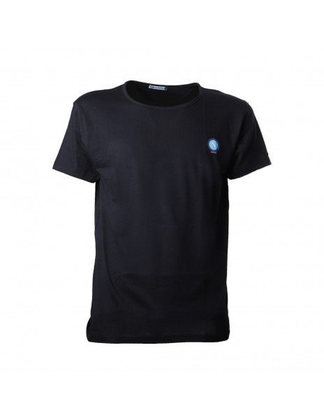 ssc napoli black homewear cotton t-shirt