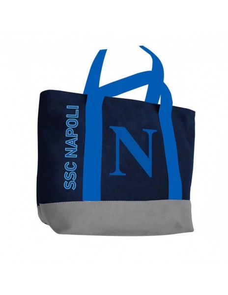 BORSA SHOPPING NAPOLI BLU