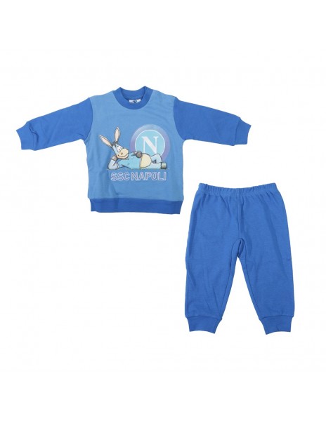 pigiama cotone blu royal infant...