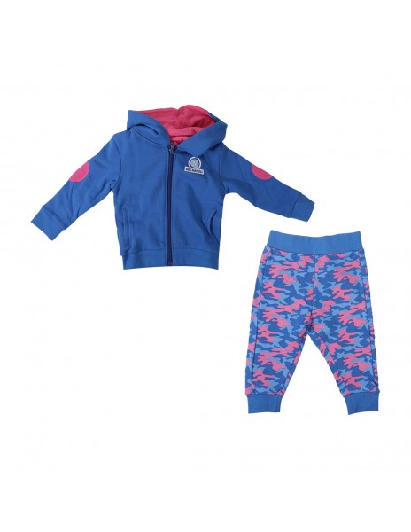 completo infant in felpa full zip e...