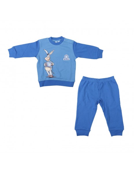 pigiama cotone blu royal infant...