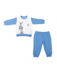royal blue cotton pyjamas...