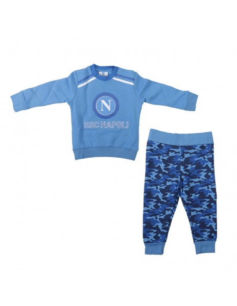 light blue ssc napoli baby plush suit  