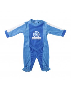 tutina neonato ciniglia blu...