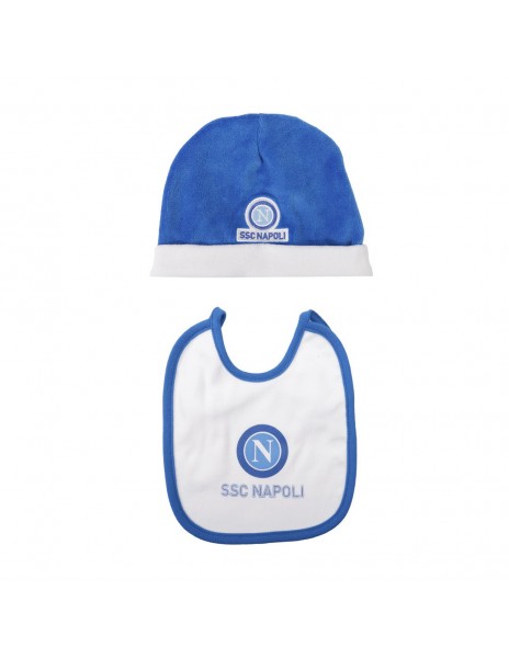 set cap and bib baby royal blue ssc...