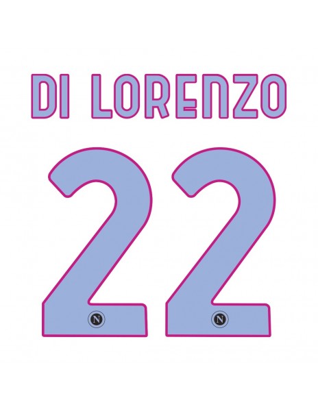 di lorenzo 22 print for napoli third...