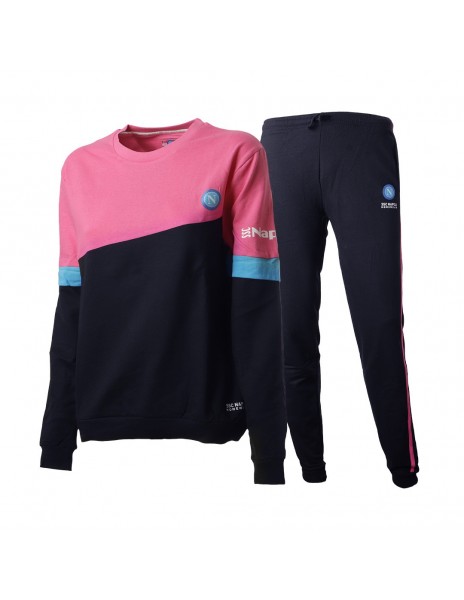 ssc napoli blue round-neck girl's...