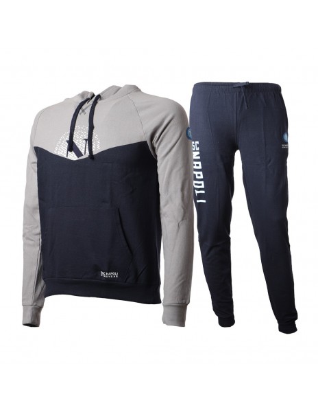 tuta homewear pigiama ragazzo blu con...