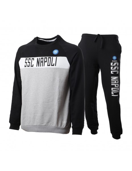 napoli black and grey crewneck...