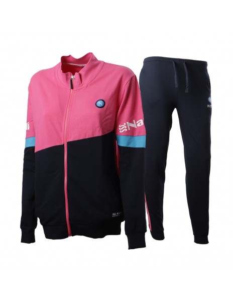black and pink ssc napoli full zip...