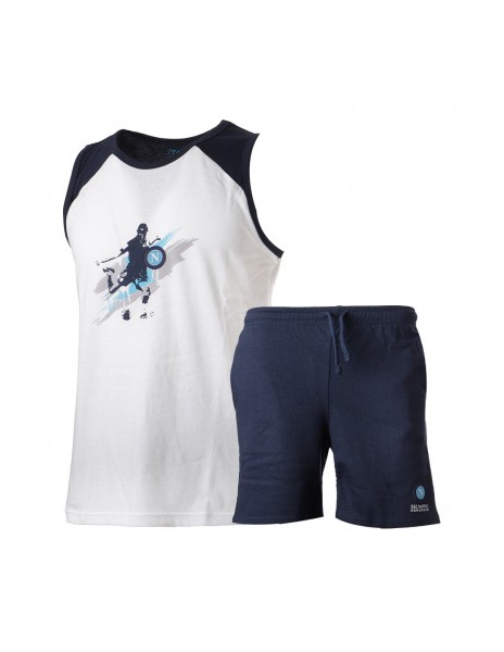 completo estivo  blu calciatore ssc...