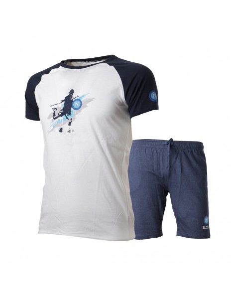 ssc napoli boy blue summer suit