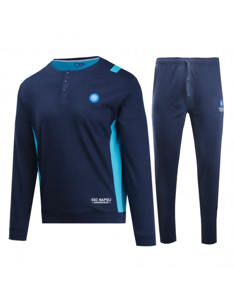 blue serafino pyjamas with ssc napoli...