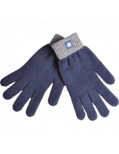 BLUE BANDED GLOVES WITH...