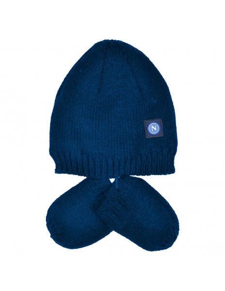 CAPPELLO E GUANTI DEL NAPOLI PER BAMBINI