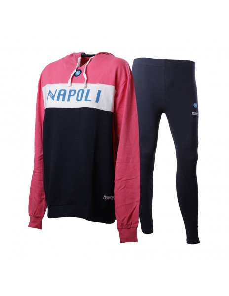 ssc napoli pink and blue women's...