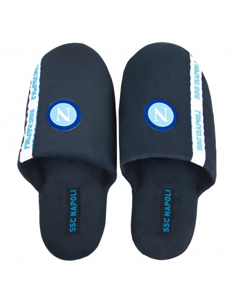 pantofole donna ssc napoli blu 