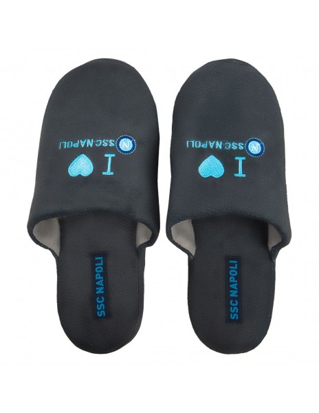 women's slippers i love ssc napoli grey