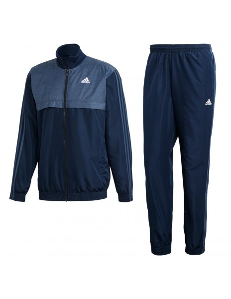 TUTA TRAINING BLU FULL ZIP ADIDAS