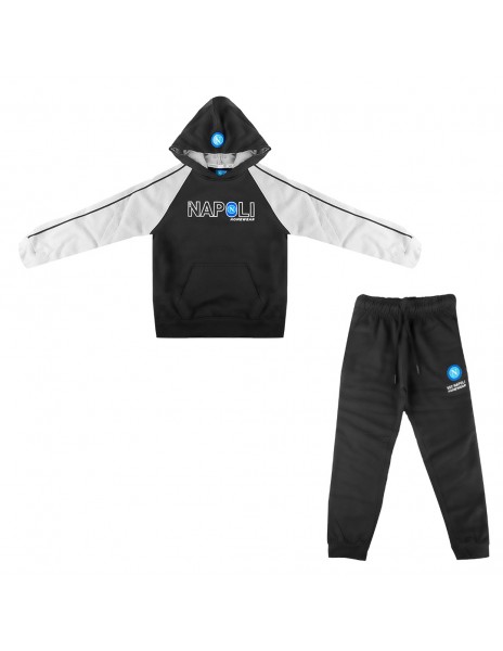 ssc napoli black hooded pyjama baby...