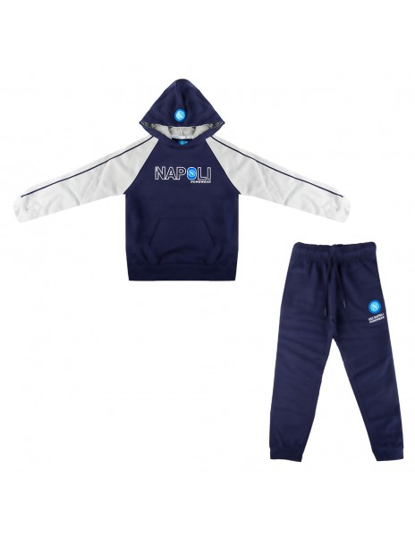 tuta bambino homewear pigiama blu con...