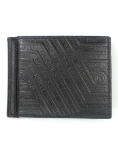 LEATHER BLACK CASUAL WALLET...