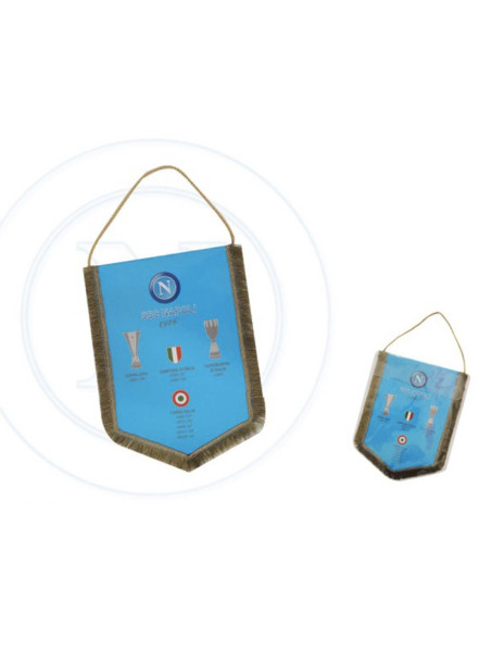 GAGLIARDETTO NAPOLI CON TROFEI