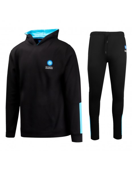 ssc napoli black and blue hooded...