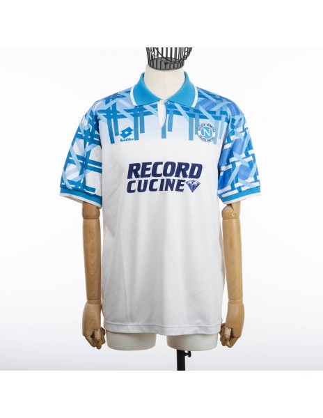 94-95 ナポリ Lotto サッカーユニフォーム SSC Napoli 1994 95 (napoli home jersey lotto 1994 1995 number)