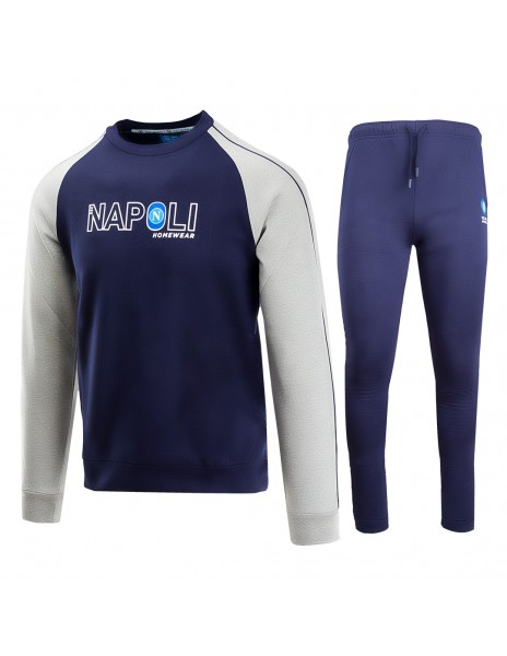 blue homewear pyjama tracksuit round...