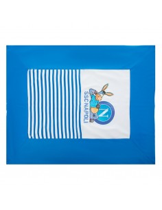 copertina azzurra neonato...