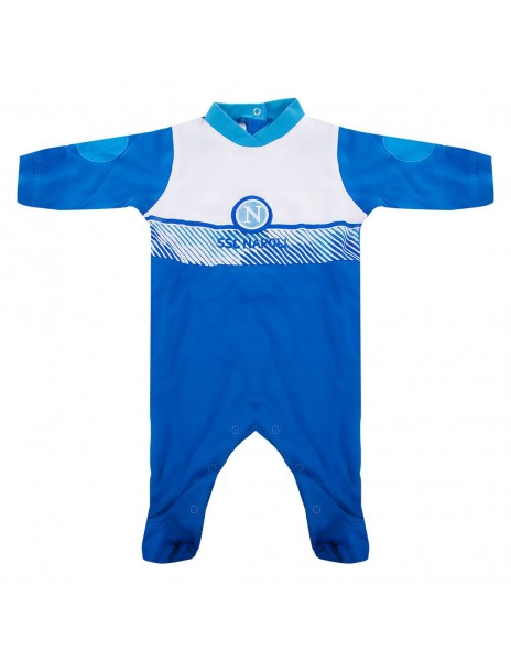 ssc napoli blue striped baby bodysuit  