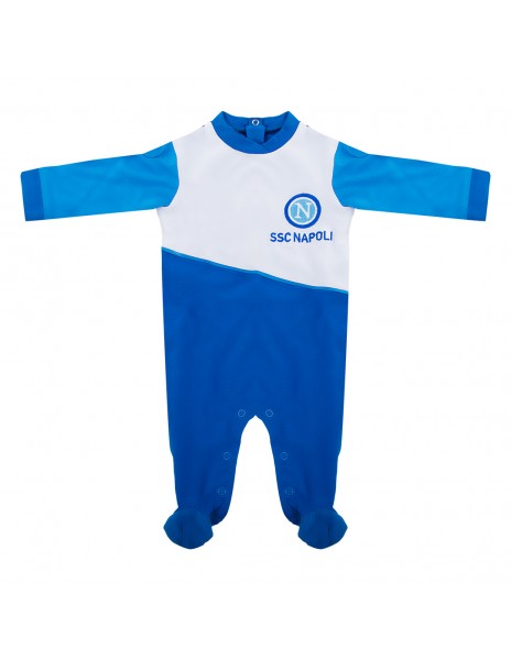 baby suit body blue ssc napoli  