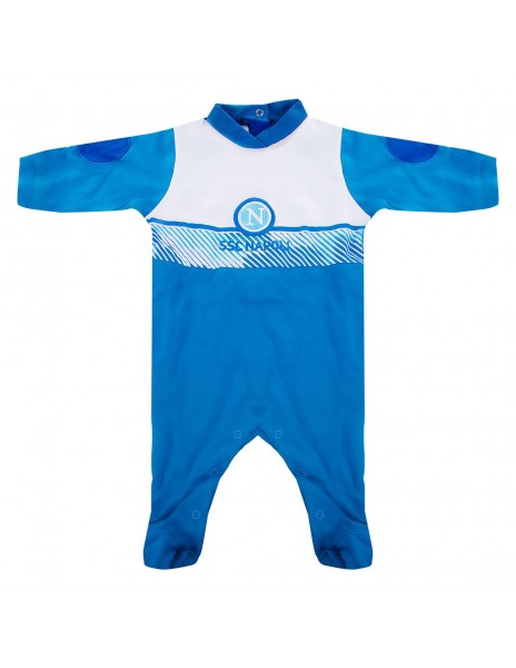 ssc napoli blue striped baby bodysuit  