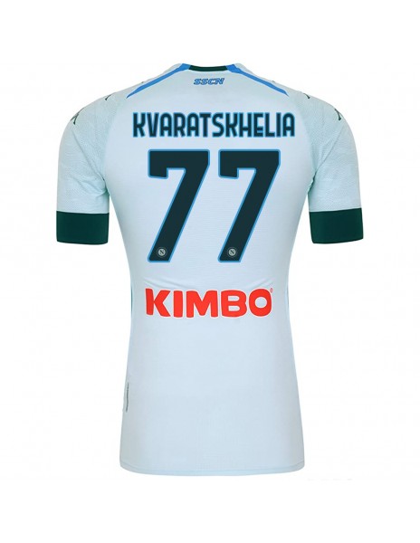 ssc napoli away kvaratskhelia 77 jersey