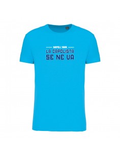 T-shirt azzurra capolista