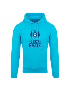 light blue hooded...