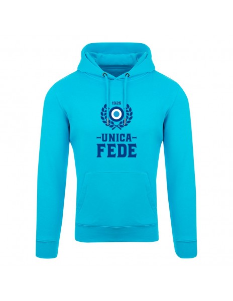 light blue hooded sweatshirt unica fede