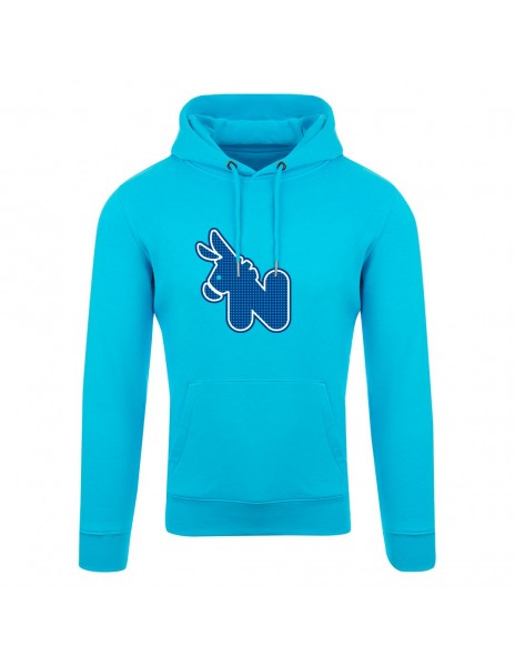 light blue hooded sweatshirt Napoli...