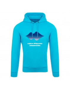 light blue hooded...