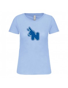 T-shirt donna azzurra...