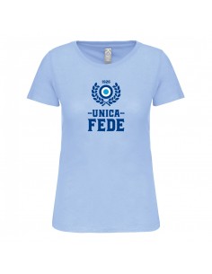 T-shirt azzurra donna unica...
