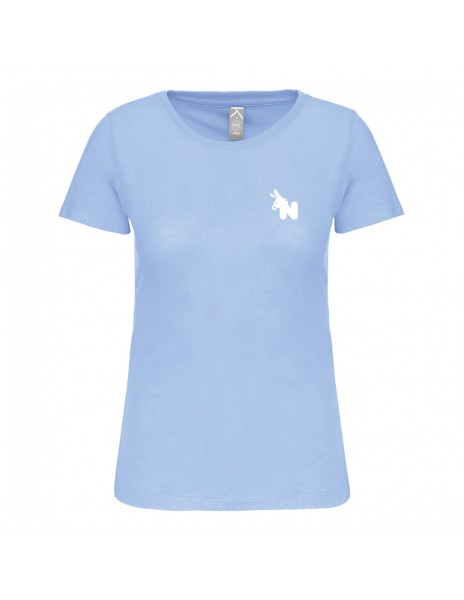 T-shirt azzurra donna Ciuccio