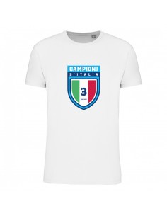 T-shirt bianca terzo scudetto