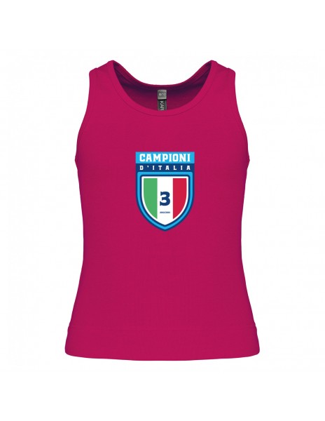 tank top fuchsia scudetto for girls