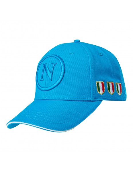 Tone-on-tone SSC Napoli light blue cap