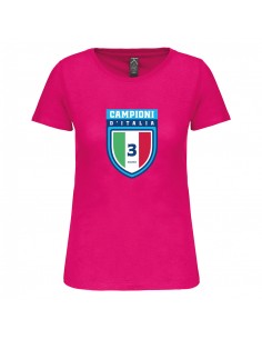 Pink t-shirt woman scudetto