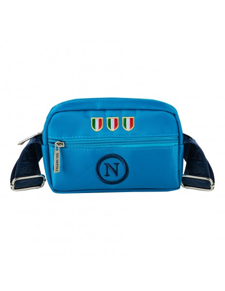 SSC Napoli shoulder bag Light blue